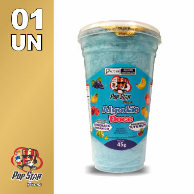 Algodão Doce Pote Grande Tutti Frutti 45g 01 un