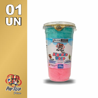Algodão Doce Pote Pequeno Colorido 20g 01 un