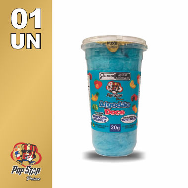 Algodão Doce Pote Pequeno Tutti Frutti 20g 01 un