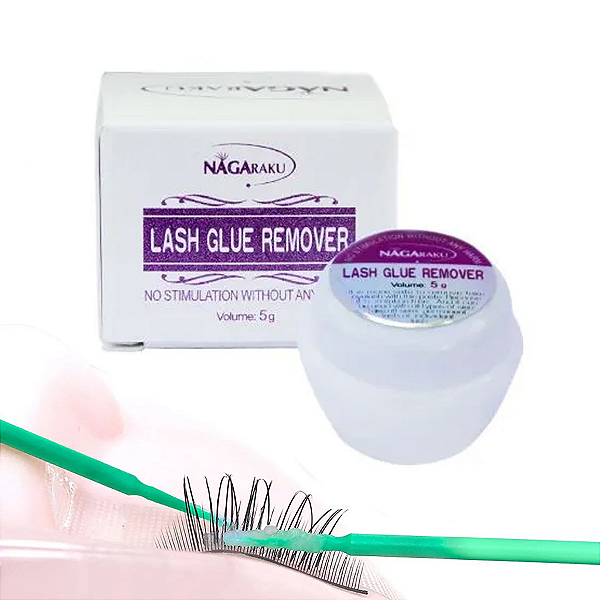 Removedor Nagaraku De Extensão De Cílios Lash Glue Creme 5g
