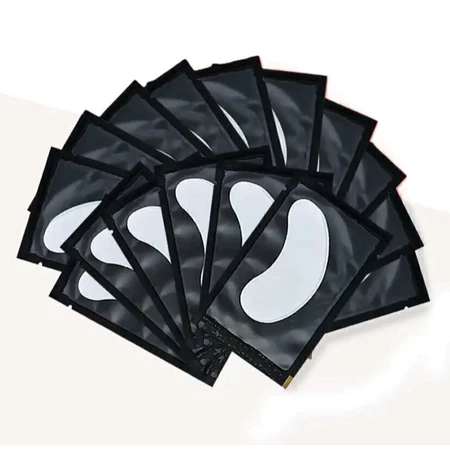 50 Pares Protetor De Pálpebras Pad Gel Alongamento De Cílios