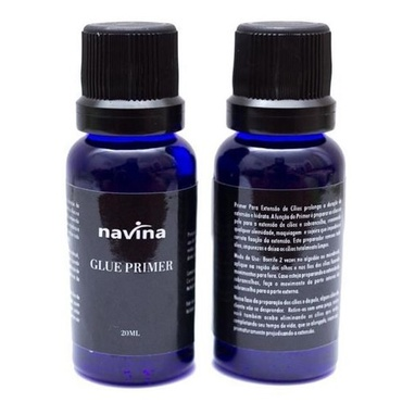 Primer Para Alongamento Extensão De Cílios Glue Primer Navina 20ml