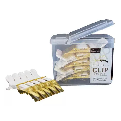 30 Presilhas Jacaré Para Cabelo + Caixa Organizadora Profissional