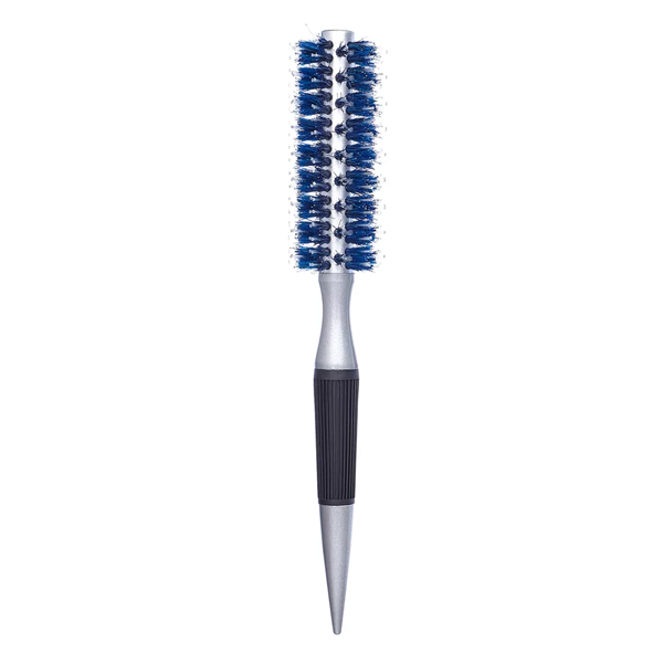Escova De Cabelo Profissional Mofashi Cerâmica Cerdas Javali e Nylon Azul Nº8