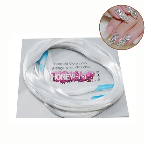 Fibra de Vidro para Alongamento de Unhas Honey Girl 1,5m