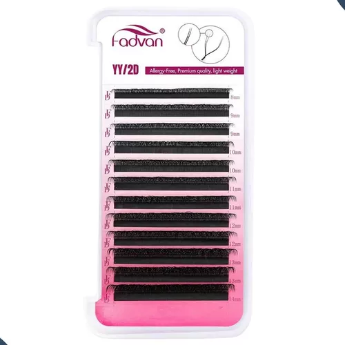 Cilios Fadvan Volume Brasileiro Yy Mix 8-14mm 0.07D