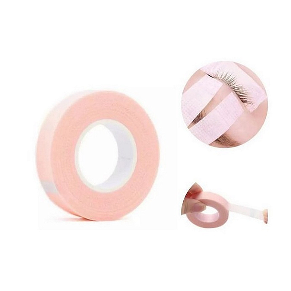 Fita Transpore rosa Para Alongamento De Cilios
