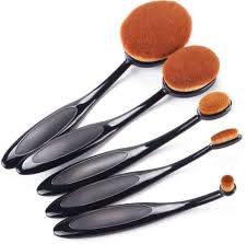 KIT 5 PINCÉIS MAGIC MAKE PROFESSIONAL MAKEUP - PRETO