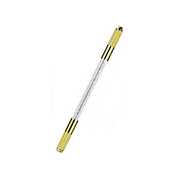 Caneta Tebori Duas Pontas Cristal Microblading