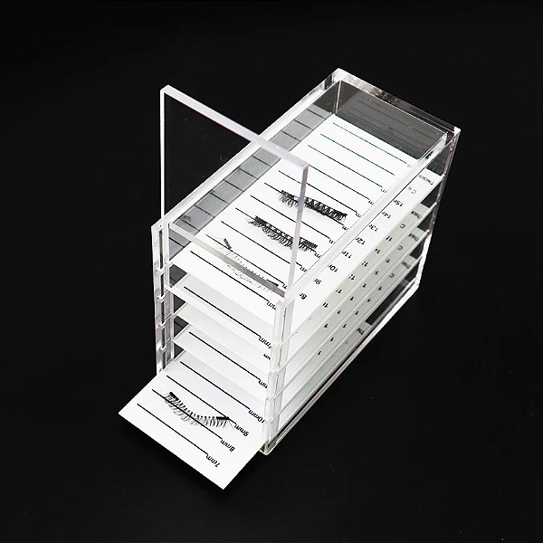 Caixa Box Porta Cílios de Acrílico