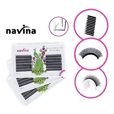 Cílios Navina Y 0.07D Volume Brasileiro - Fio a Fio Tamanho Único