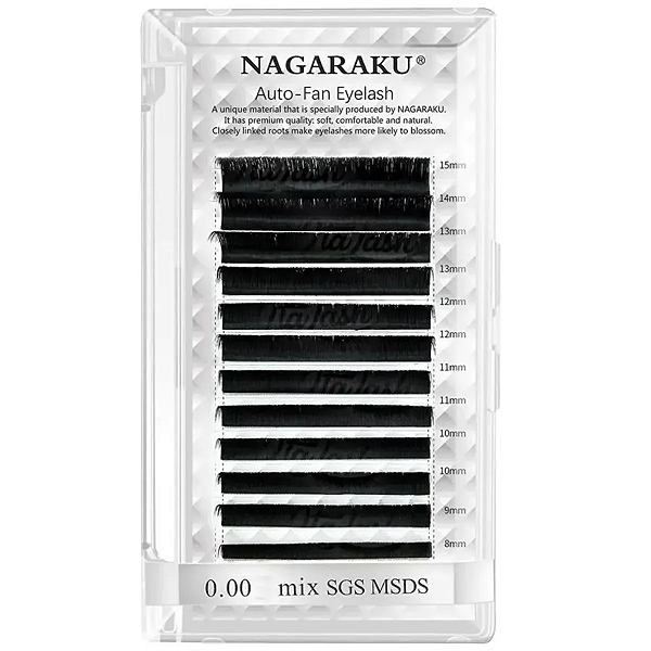 Cílios Nagaraku Auto Fan  0,05c- Mix 8 Ao15