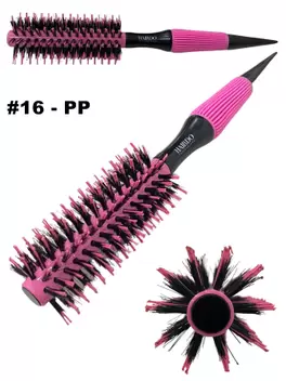 Escova Hairdo Profissional Cerdas De Javali Rosa 16