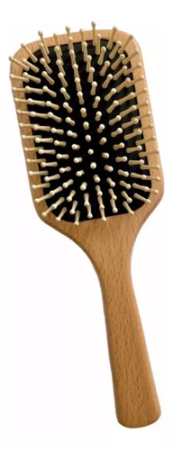 Escova Raquete Mofashi De Madeira Profissional Anti Estática