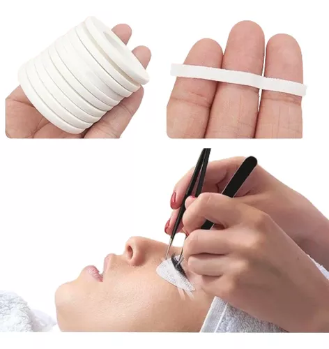Fita Fina Micropore Branca Kit C/10 Rolos 4mm Extensão Cílios