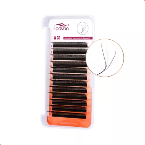 Cilios Fadvan W 3d Volume Egipcio MIX 8-12mm 0.07D