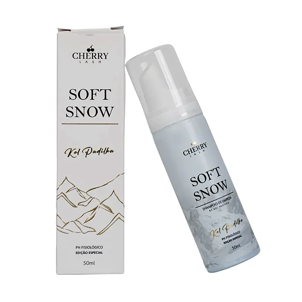 Mini Espuma de Limpeza Soft Snow Cherry Lash Home Care 50ml