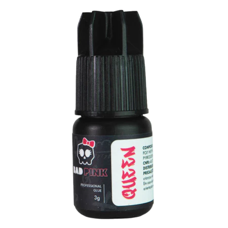 Cola Adesivo Bad Pink Lash Queen 3g Secagem Rápida Para Extensão de Cílios