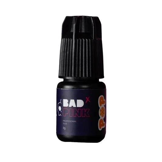 Cola Adesivo Bad Pink Pop 3ml Para Extensão De Cílios