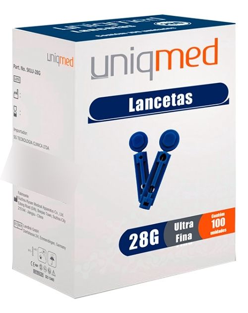 LANCETAS UNIQMED 28G