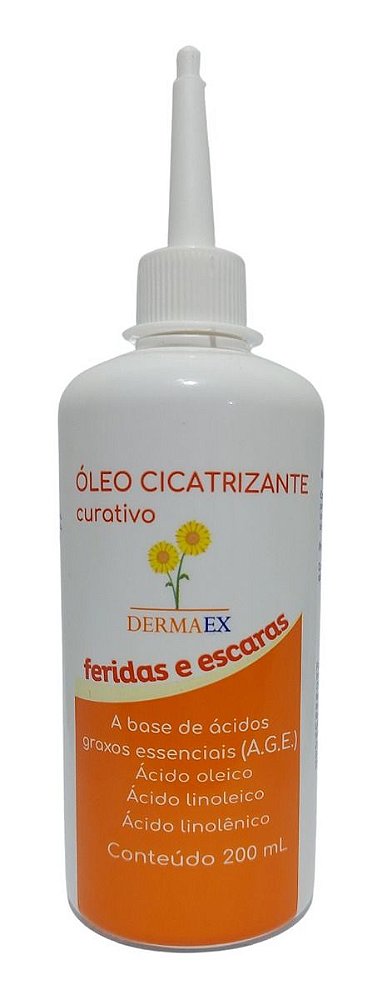OLEO CICATRIZANTE CURATIVO 200ML DERMAEX