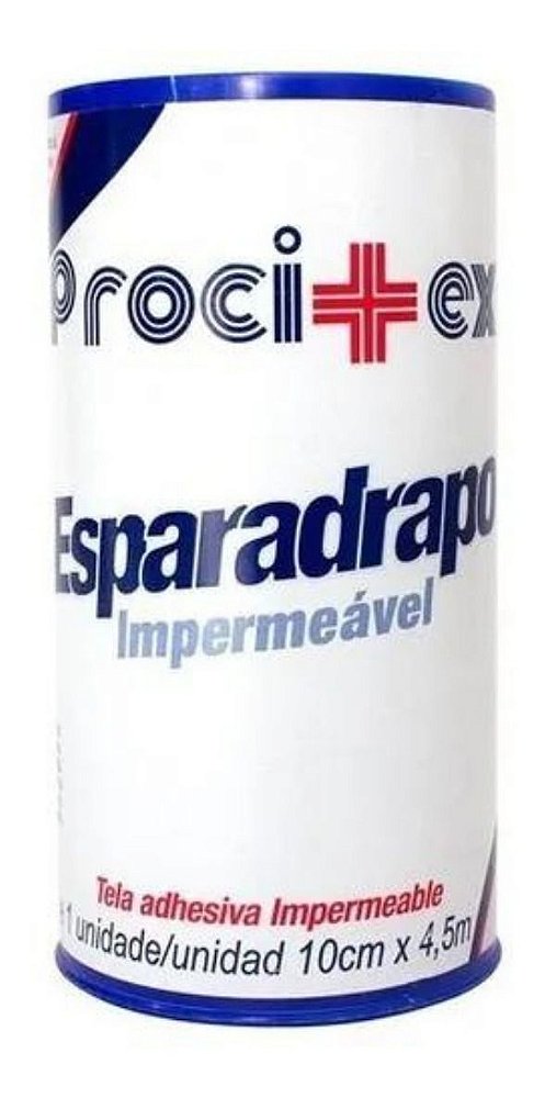 ESPARADRAPO 10CM X 4,5M IMPERMEAVEL C/ CAPA PROCITEX CREMER