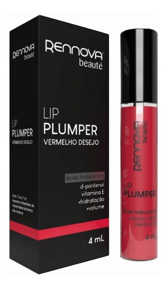 LIP PLUMPER RENNOVA BEAUTE VERMELHO 4ML