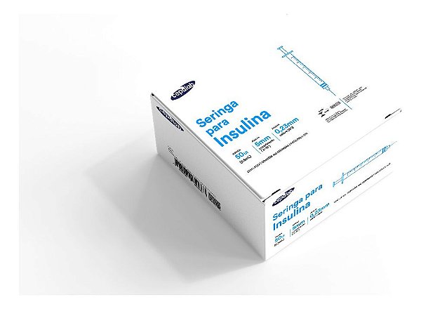 SERINGA PARA INSULINA 5MMX0,23 0,5ML 32G - CEPALAB
