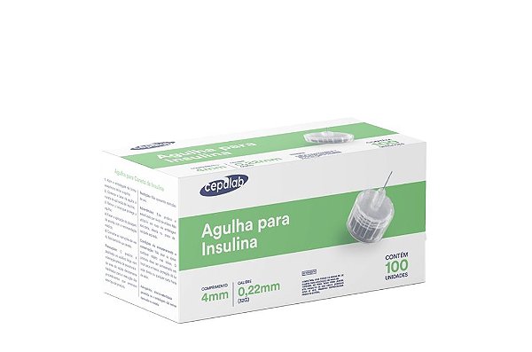 CEPALAB AGULHA PARA INSULINA 4MMX0,22 32G - ANHUI KANGDA MEDICAL PRODUCTS