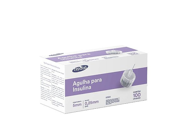 CEPALAB AGULHA PARA INSULINA 5MMX0,25 31G - ANHUI KANGDA MEDICAL PRODUCTS