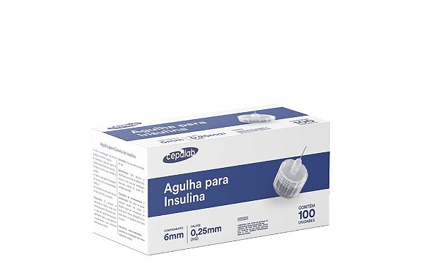 CEPALAB AGULHA PARA INSULINA 6MMX0,25 31G - ANHUI KANGDA MEDICAL PRODUCTS