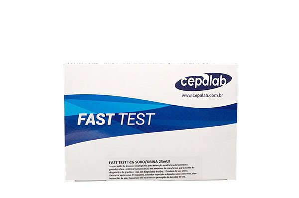 FAST TEST HCG SORO/URINA 25 MUI/ML - QINGDAO HIGHTOP BIOTECH CO LTD