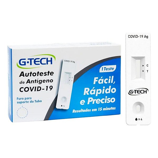 Autoteste de Antigeno para Covid G-Tech