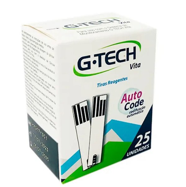 Tiras de Teste Glicose G-TECH Vita 50 unidades