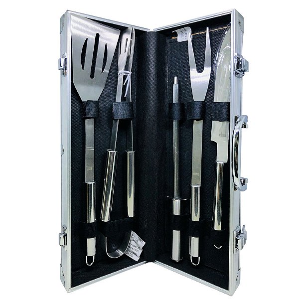 Kit Churrasco Detroit 6 Peças