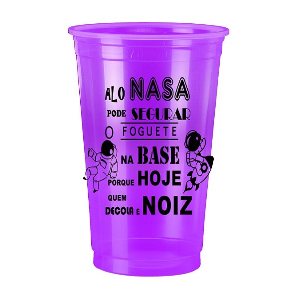 Copo Personalizado Bicolor Violeta 100un 770ml