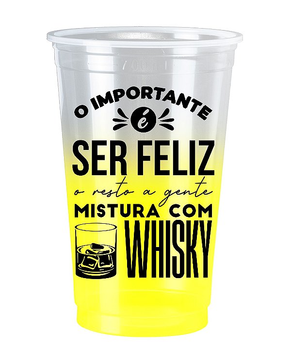 Copo Personalizado Degrade Amarelo 100un 770ml