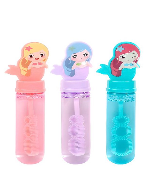Brinquedo Bastão Lança Bolhas Sereia