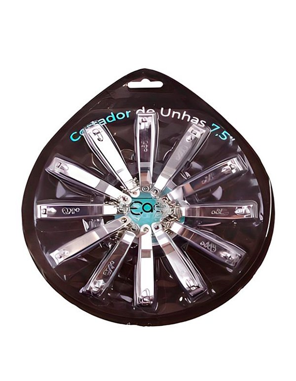 Cortador De Unhas 5,5cm Cartela Disco 12Un