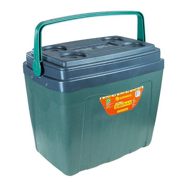 Caixa Termica Cooler Siberian 16 Litros Guepardo Verde