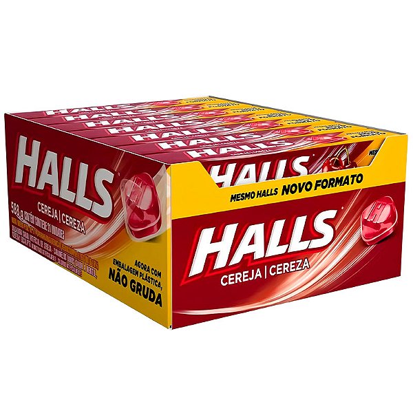 Bala Halls Display 21 Unidades - Escolha o Sabor