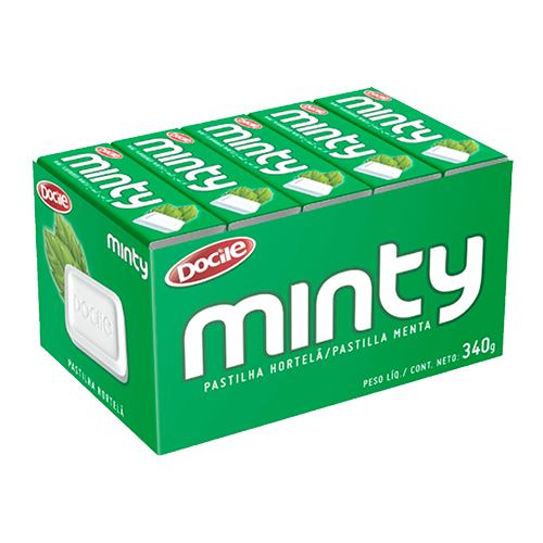 Bala Pastilha Docile Display 40 Unidades - Escolha o Sabor