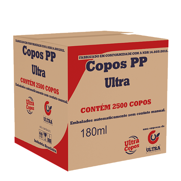 Caixa Copo Liso Ultra PP - Escolha o Tamanho
