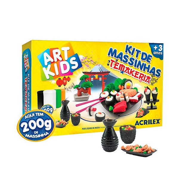 Kit de Massinhas Acrilex Temakeria 200g