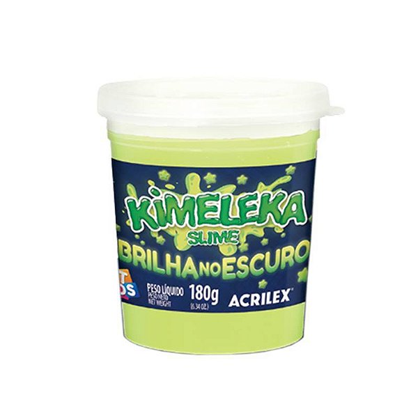 Kimeleka Slime Acrilex Brilha no Escuro 180g