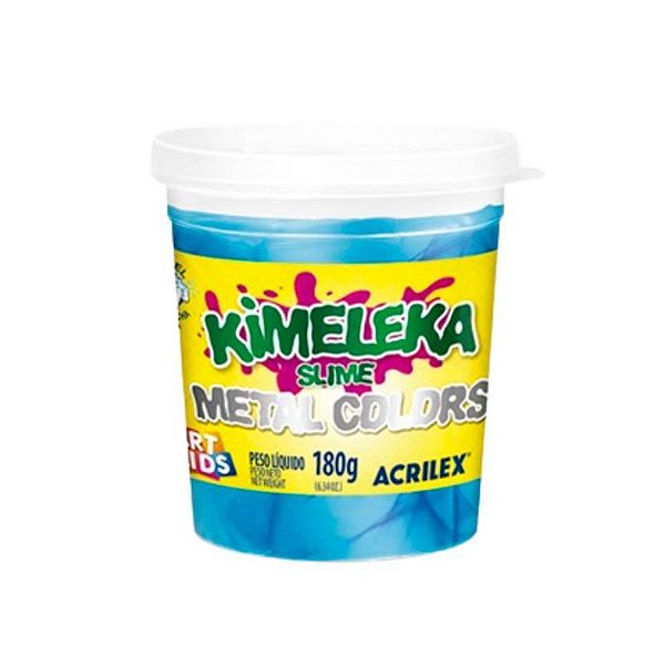 Kimeleka Slime Acrilex Metálica 180g