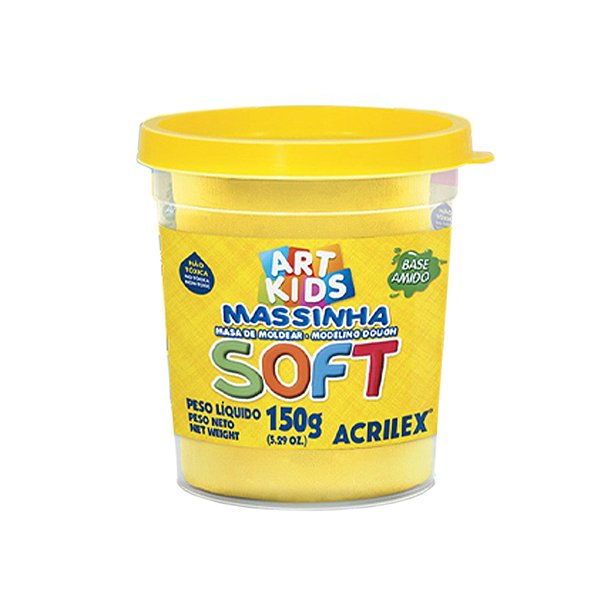 Massa de Modelar Acrilex Soft - Escolha a Cor