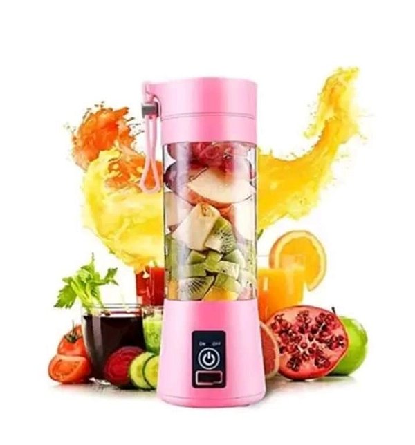 Mini liquidificador portatil mixer recarregavel 380 ml