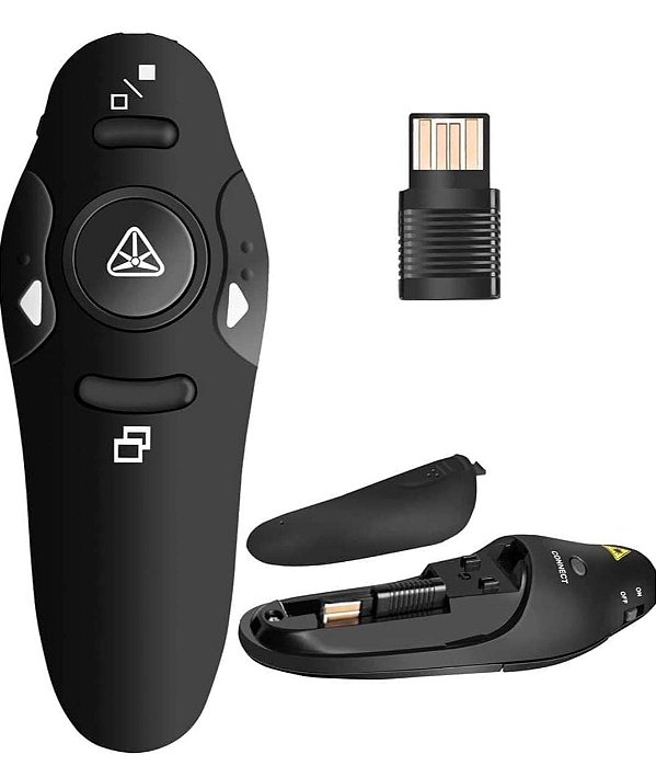 Apresentador passador de slide com laser e capa sem fio amazon