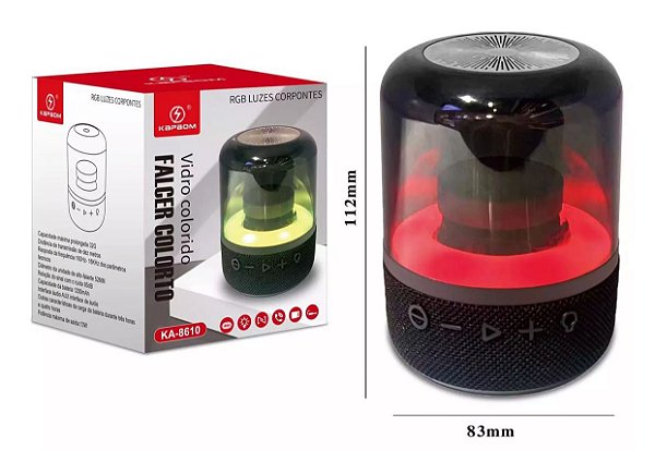 Caixa de som bluetooth kapbom ka-8610